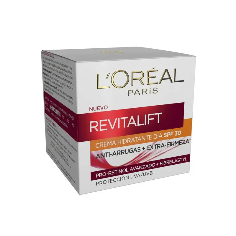 L'Oréal Paris Revitalift Crema De Día Antiarrugas Con Protección Solar - Con Pro-Retinol - 50 Ml