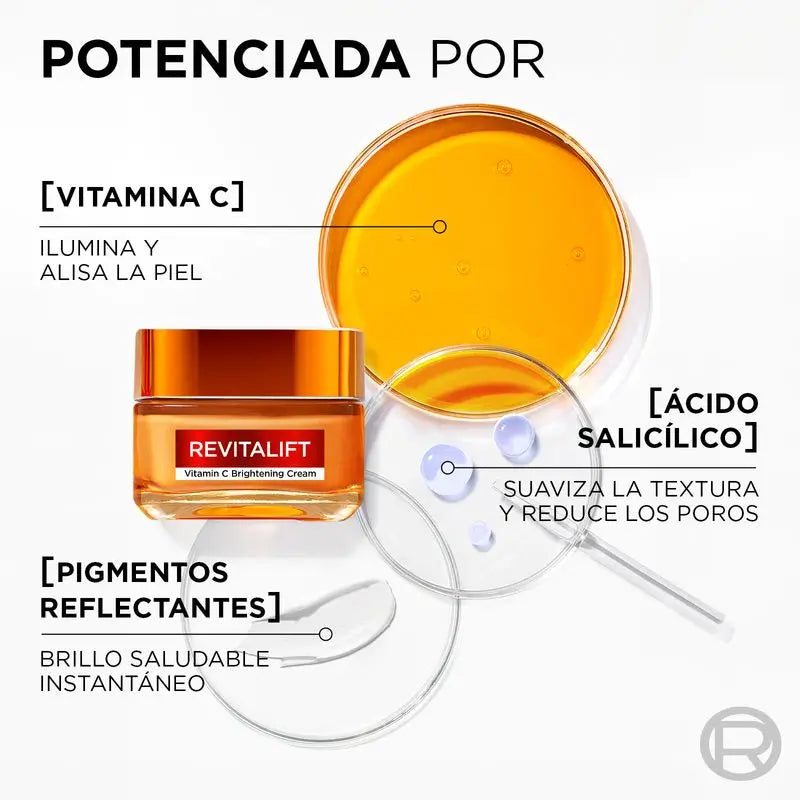 L'Oréal Paris Revitalift Crema Gel Vitamina C Piel Luminosa Y Poros Reducidos