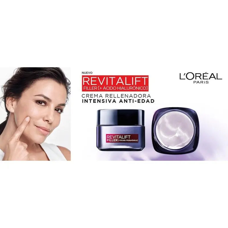 L'Oréal Paris Revitalift Filler Crema Día [Con Ácido Hialurónico] - 50Ml