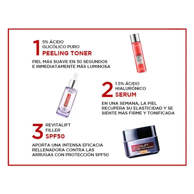 L'Oréal Paris Revitalift Tónico Perfeccionador Efecto Tensor, Extracto Sandía, Piel Suave Y Brillante En 30 Segundos, 180Ml