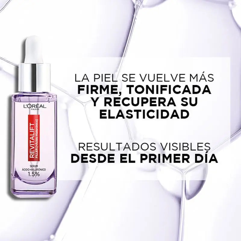 L'Oréal Paris Serum Antiedad Revitalift Filler (+Ácido Hialurónico Puro) 50Ml