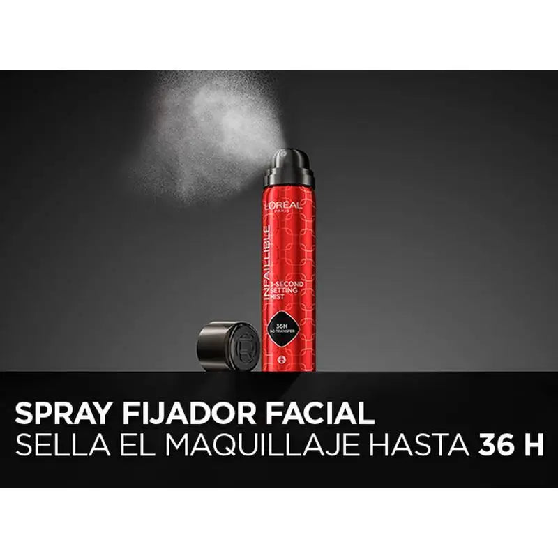 L’Oréal Paris Spray Fijador Infaillible 36H De Duración Water-Proof Y Oil-Proof