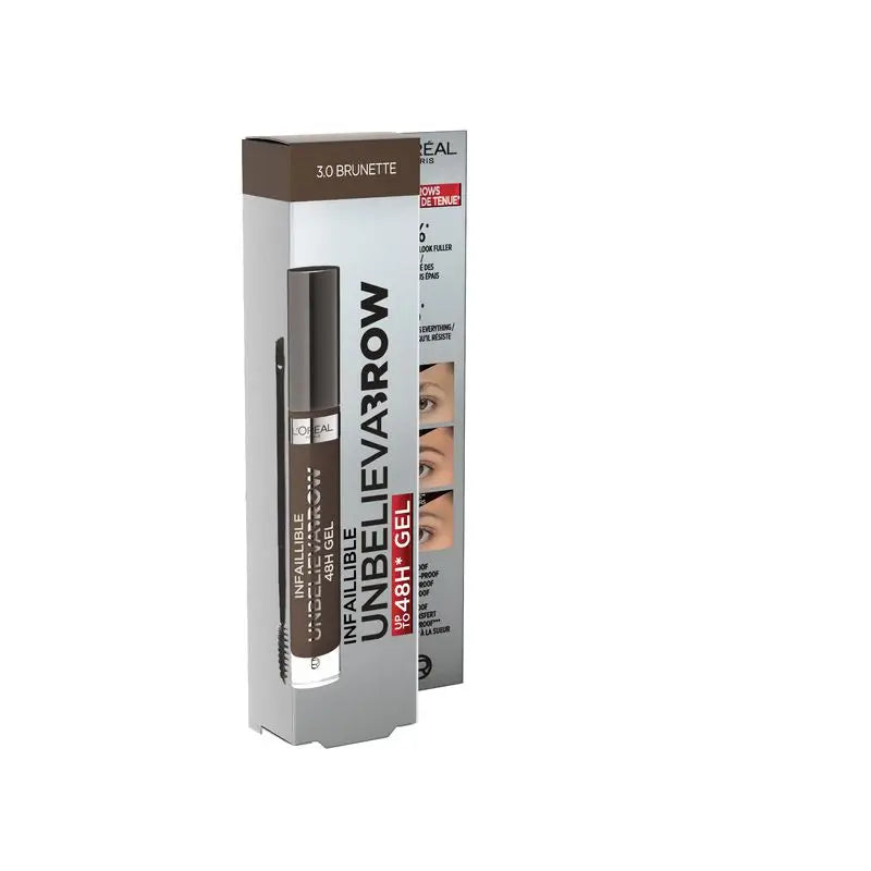 L'Oréal Paris Unbelieva Brow Gel De Cejas Larga Duración 3.0 Brunette