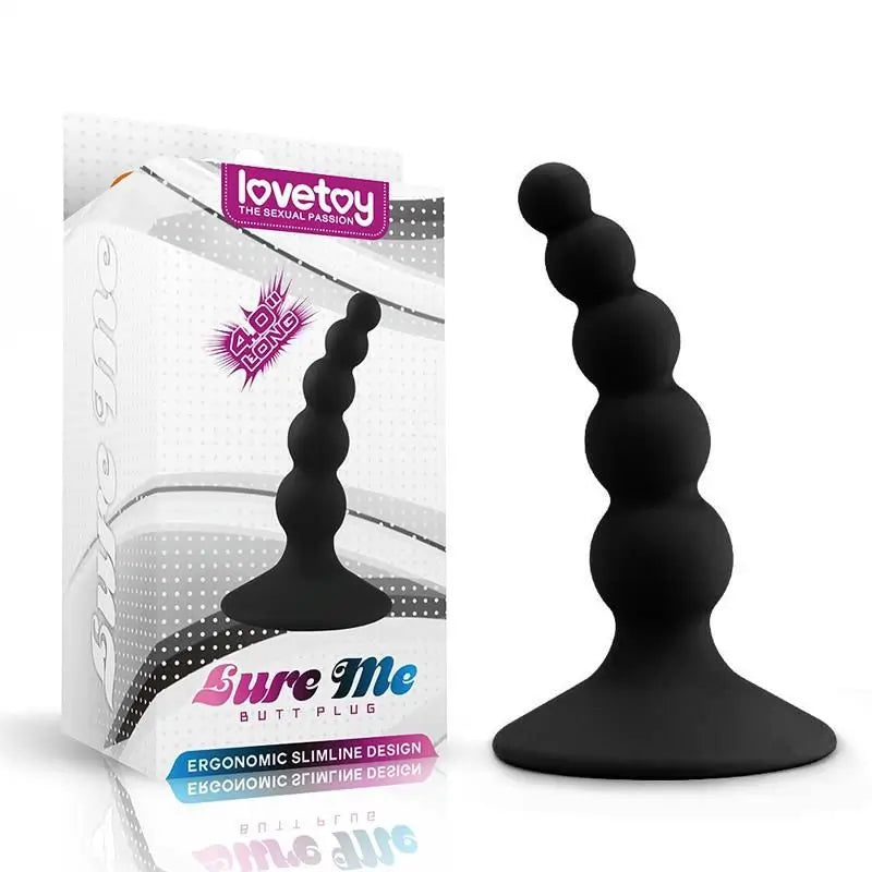 Lovetoy Plug Anal Lure Me Silicona Negro