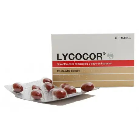 Lycocor Complemento Alimenticio , 20 capsulas blandas