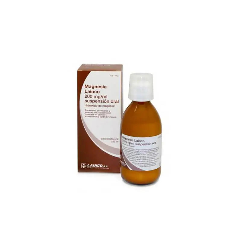 Magnesia Lainco 200 mg/ml Suspensión Oral 220 ml