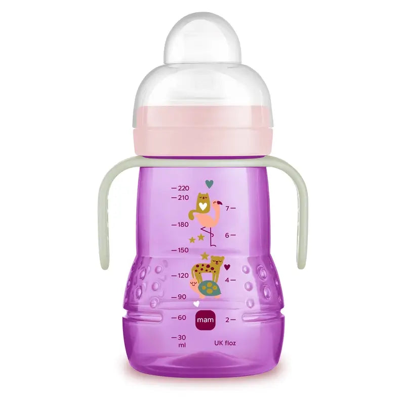 Mam Baby Vaso Trainer Rosa, 220Ml