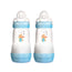 Mam Biberón Anti-Colic Azul, 2 unidades x 260 ml