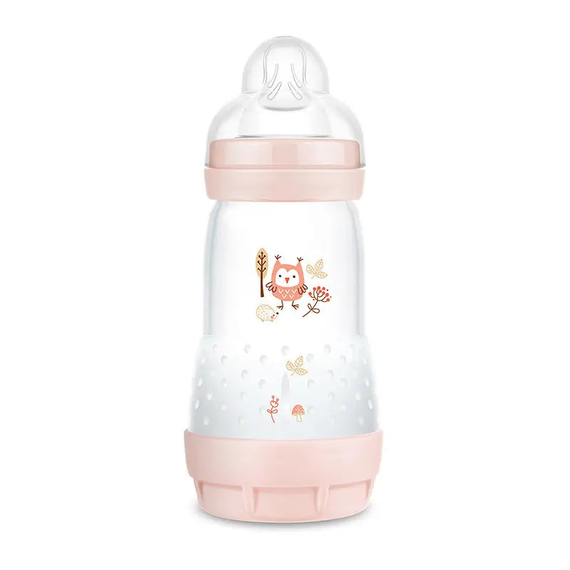 Mam Biberón Anti-Colic Matt Rosa, 260 ml