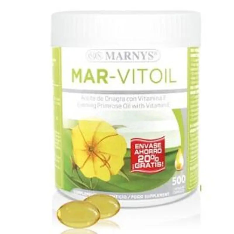 Marnys Aceite De Onagra (Mar-Vitoil) 500Mg. 500Perlas