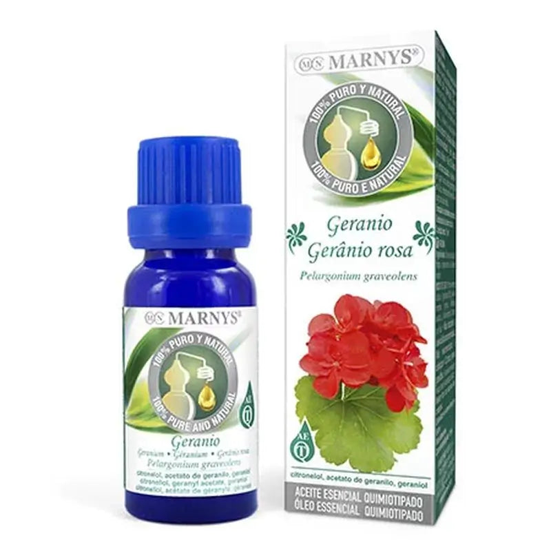 Marnys Aceite Esencial Alimentario De Geranio Estuche 15 