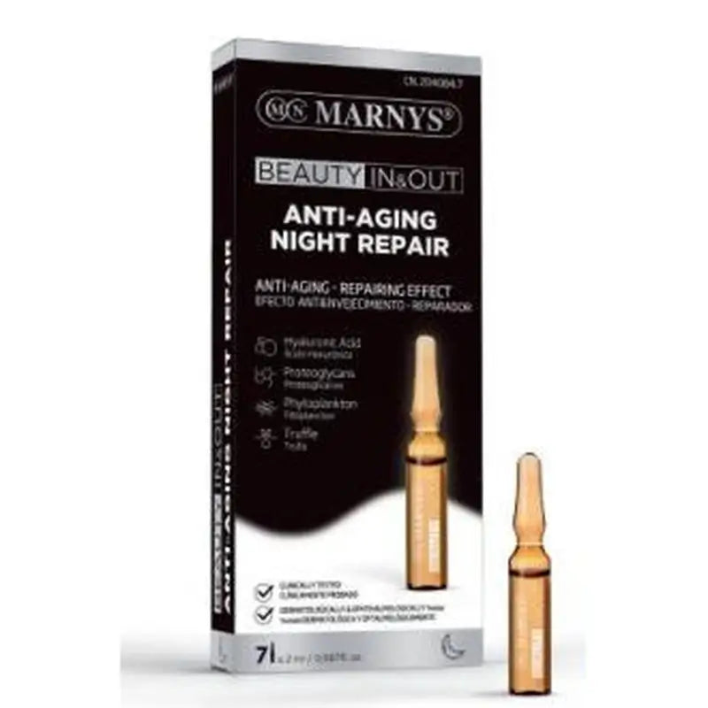 Marnys Beauty In & Out Night Repair 7Amp.