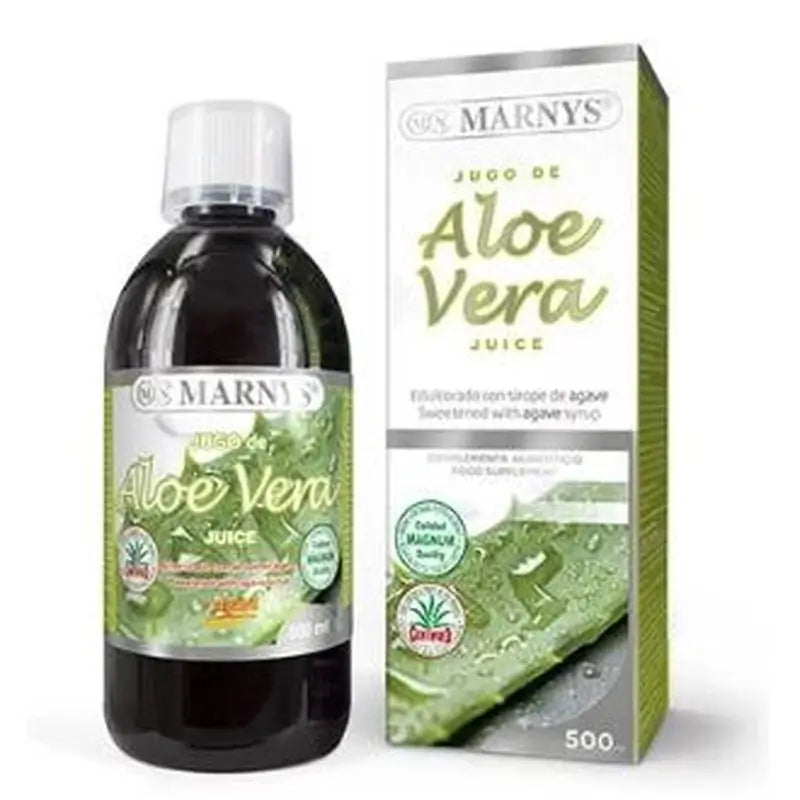 Marnys Jugo De Aloe Vera Y Agave Puro 500Ml.