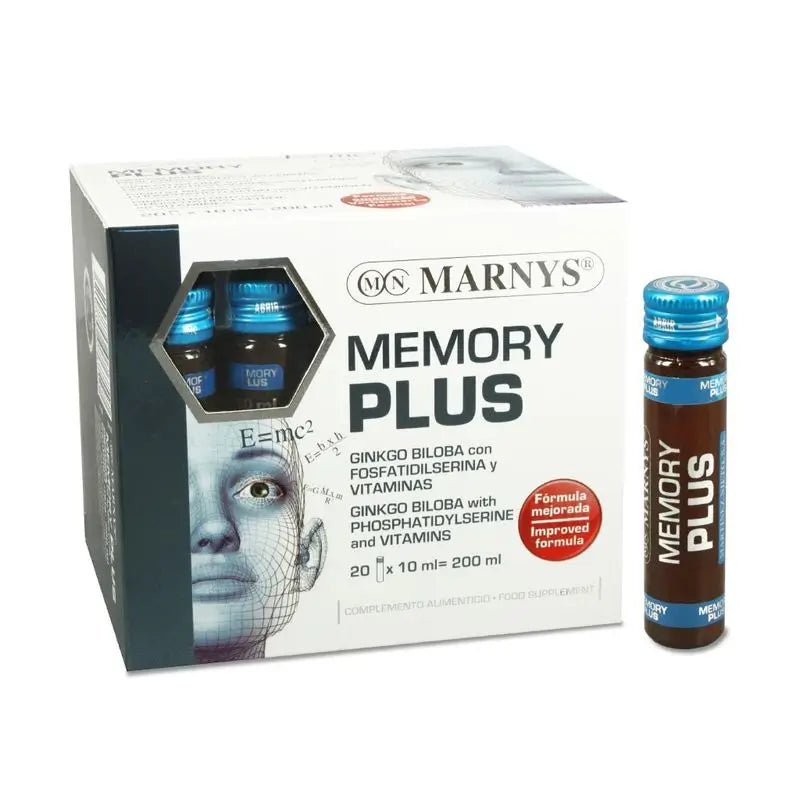 Marnys Memory Plus, 20 Ampollas      