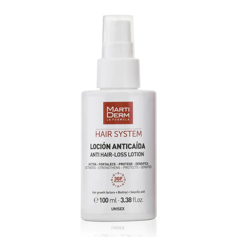 Martiderm Hair System Loción Anticaída Unisex 100 ml