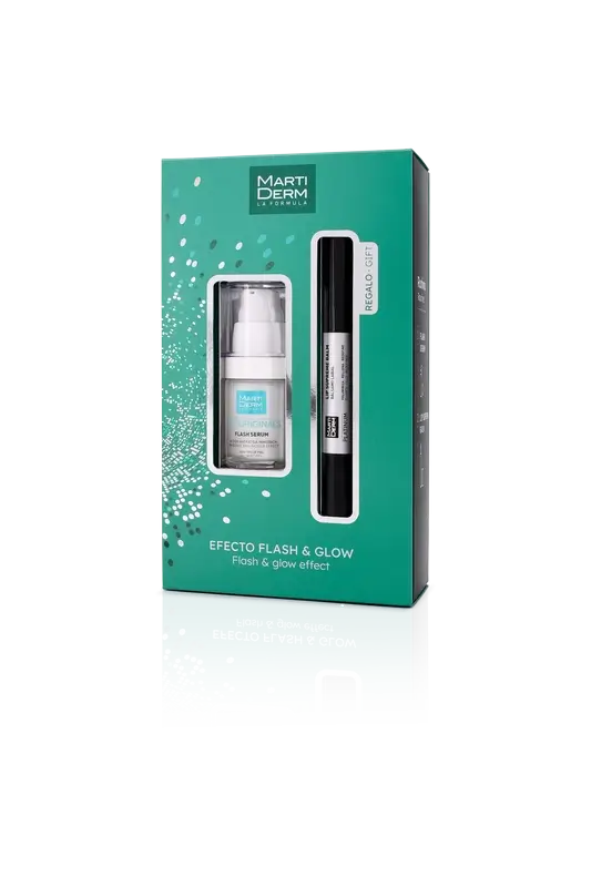 Martiderm Navidad Lip Balm + Flash Serum