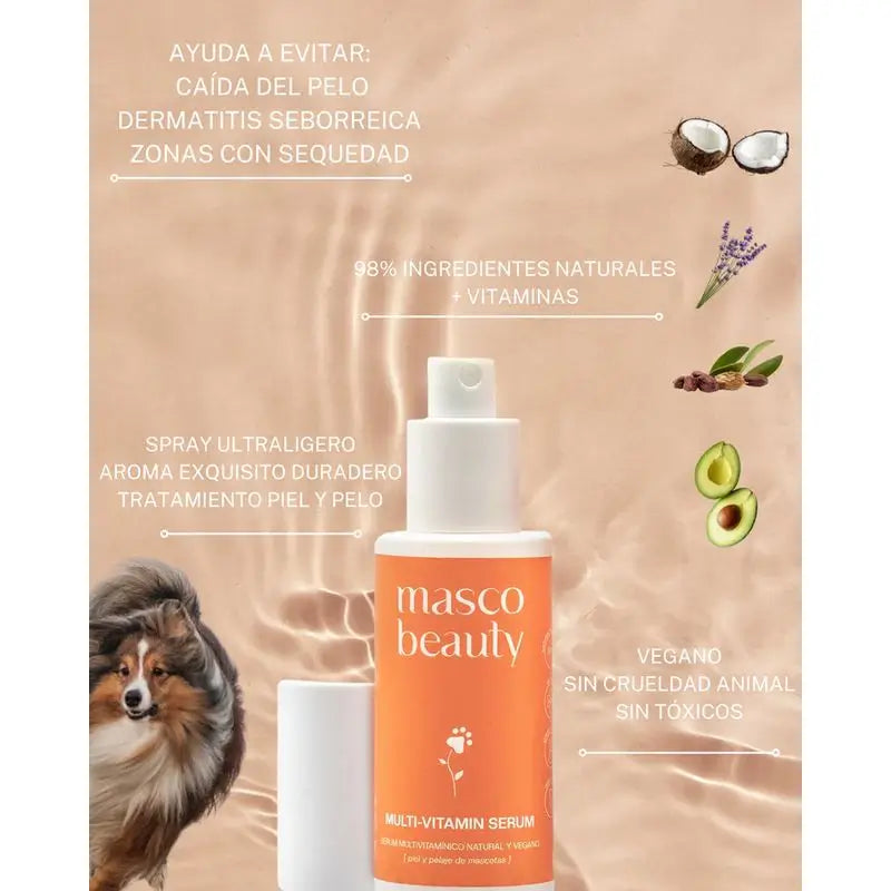 Masco Beauty Sérum Multivitaminas Para Perros, 50ml