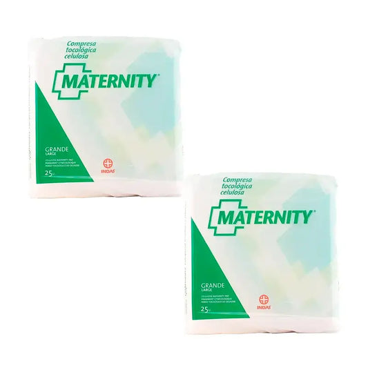 Maternity Compresa Tocologica Celulosa , 2 x 25 unidades