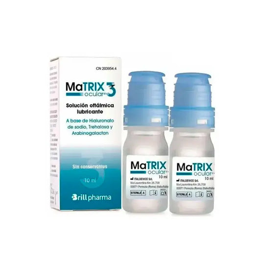 Matrix Ocular 3 Gotas Oftálmicas, Pack 2 x 10 ml