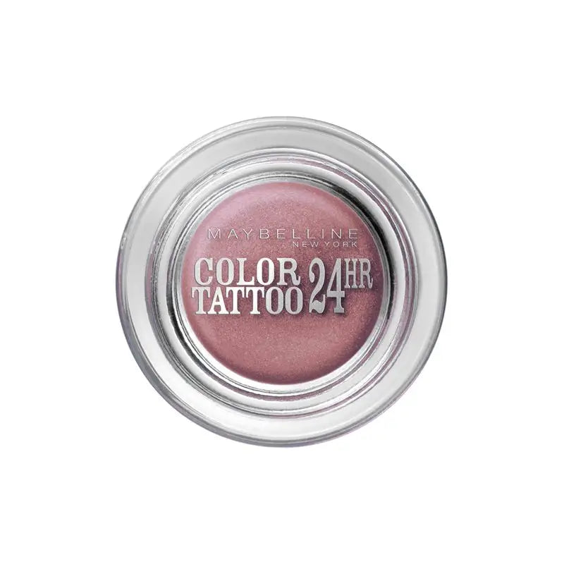 Maybelline New York Color Tattoo 24h  Sombras de Ojos en gel-crema larga duración, 65 Pink Gold rosa