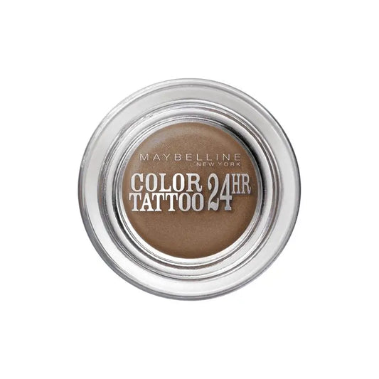 Maybelline New York Color Tattoo 24h  Sombras de Ojos larga duración, 35 On and Bronze dorada