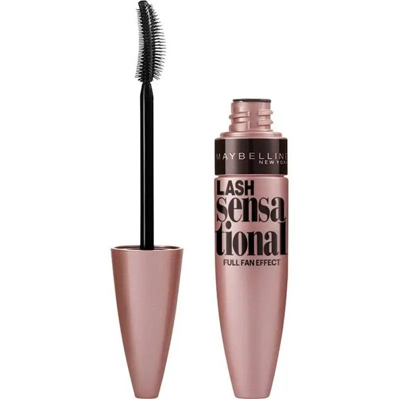 Maybelline New York Lash Sensational máscara de pestañas negra volumen, 9,5 ml