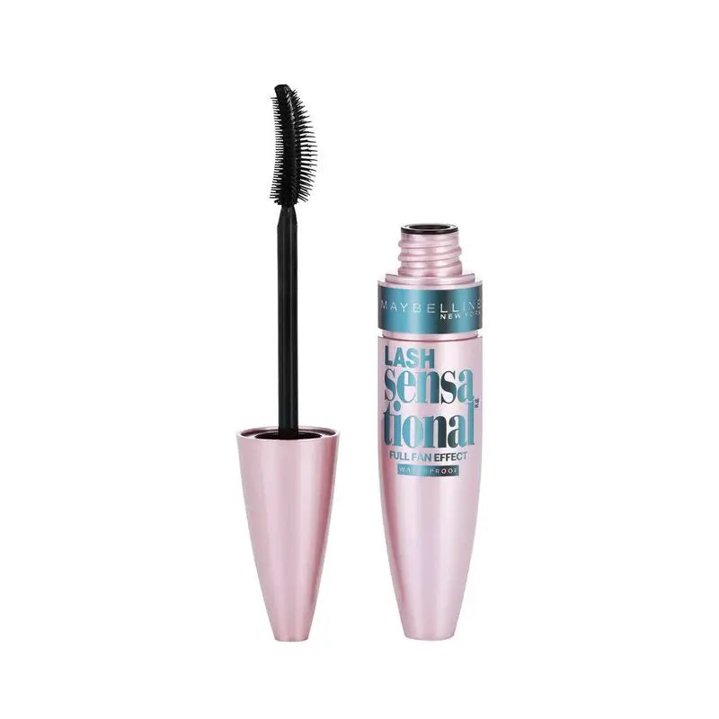 Maybelline New York Lash Sensational Wateproof máscara de pestañas negra volumen, 9,5 ml