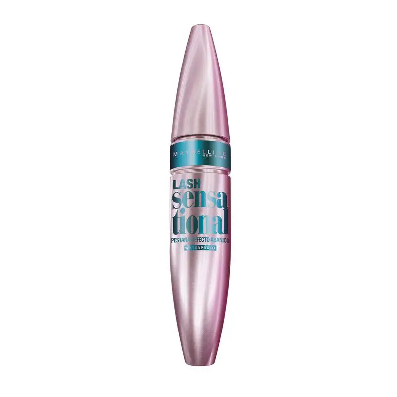 Maybelline New York Lash Sensational Wateproof máscara de pestañas negra volumen, 9,5 ml