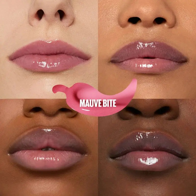 Maybelline New York Lifter Plump con Chili Pepper y Ácido hialurónico, Tono 002 Mauve Bite