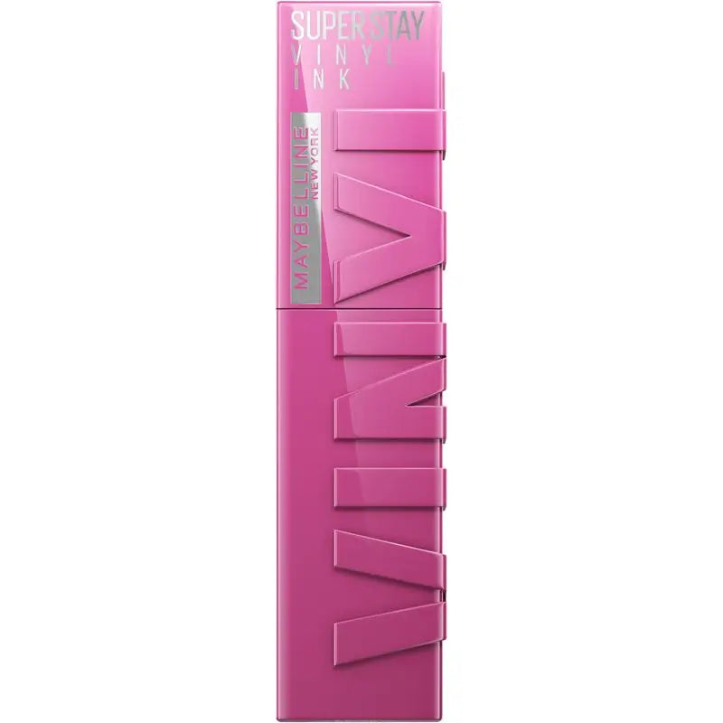 Maybelline New York Superstay Vinyl Ink Pintalabios efecto vinilo de larga duración hasta 16H, Tono 165 EDGY