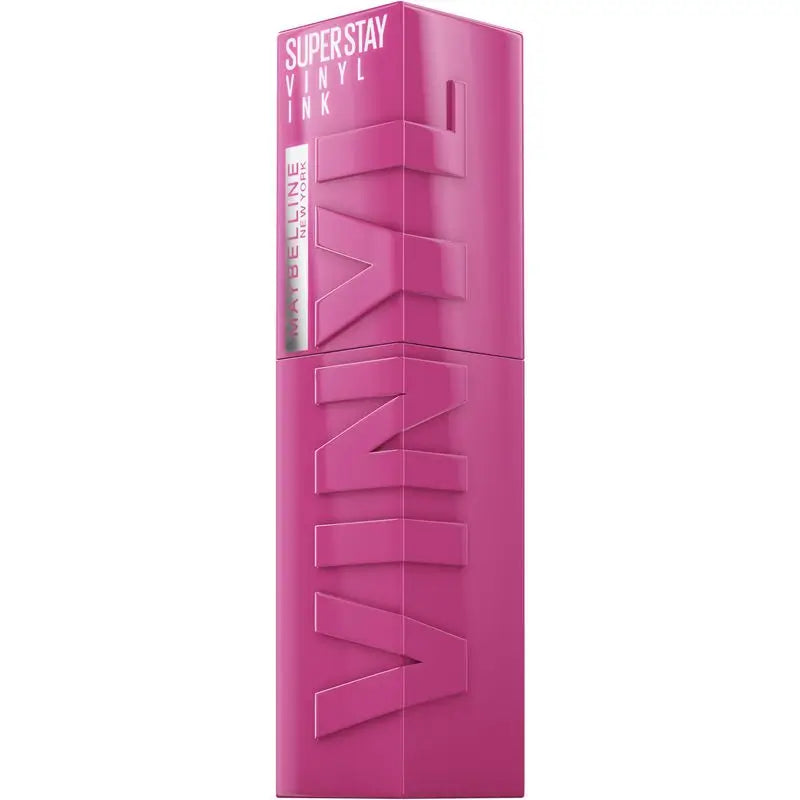 Maybelline New York Superstay Vinyl Ink Pintalabios efecto vinilo de larga duración hasta 16H, Tono 165 EDGY