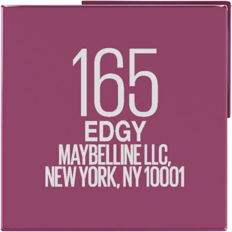 Maybelline New York Superstay Vinyl Ink Pintalabios efecto vinilo de larga duración hasta 16H, Tono 165 EDGY