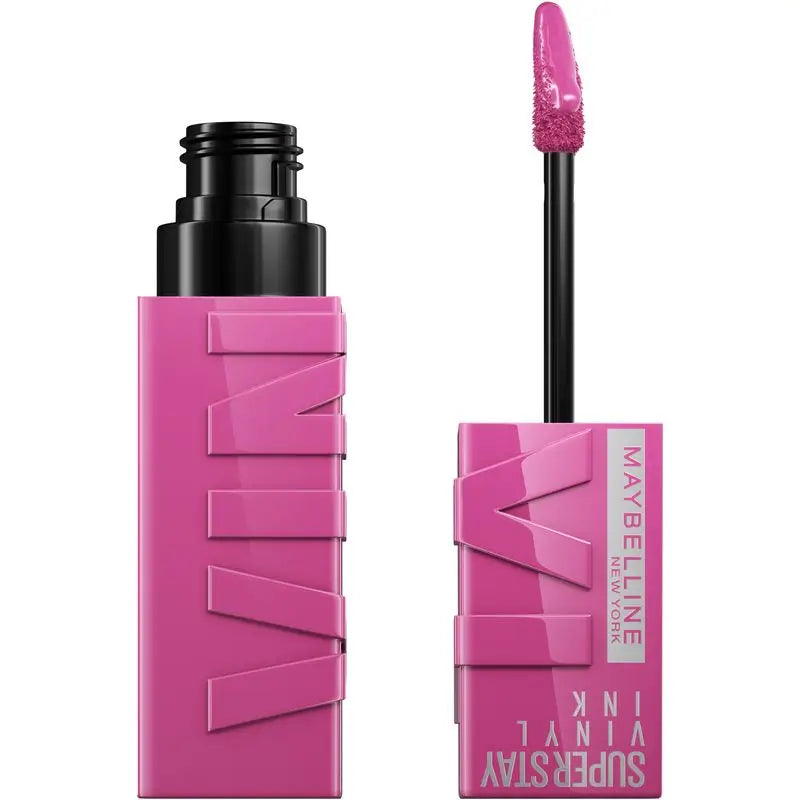 Maybelline New York Superstay Vinyl Ink Pintalabios efecto vinilo de larga duración hasta 16H, Tono 165 EDGY