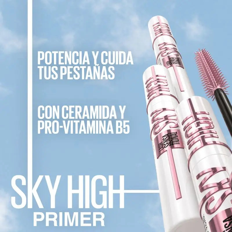 Maybelline New York Lash Sensational Sky High Primer: Negro, ceramida y Pro-Vitamina B5