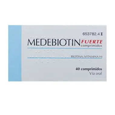 Medebiotin Fuerte 5 mg 40 Comprimidos