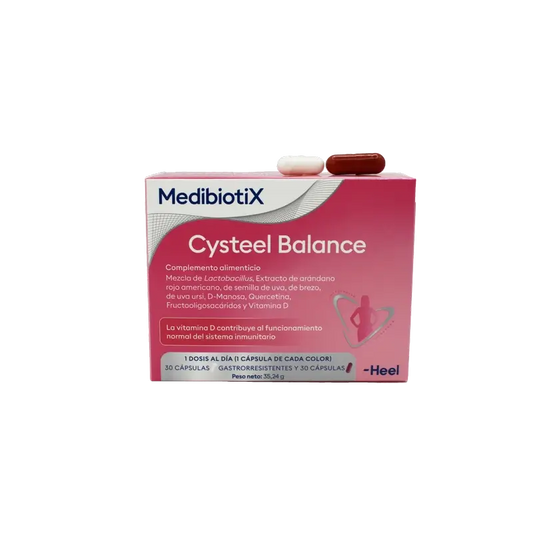 Medibiotix Cysteel Balance Complemento Alimenticio 30 y 30 Cápsulas