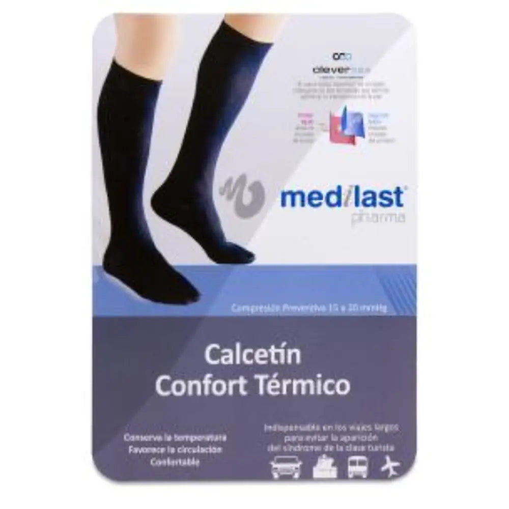 Medilast Calcetin Confort Marrón T/Extra Grande