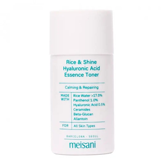 Meisani Rice And Shine Hyaluronic Acid Esencia Tónico, 20 ml