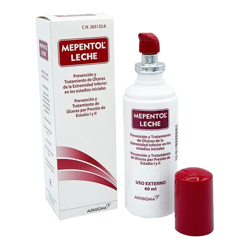 Mepentol Leche Emulsión Para Úlceras, 2 x 60 ml