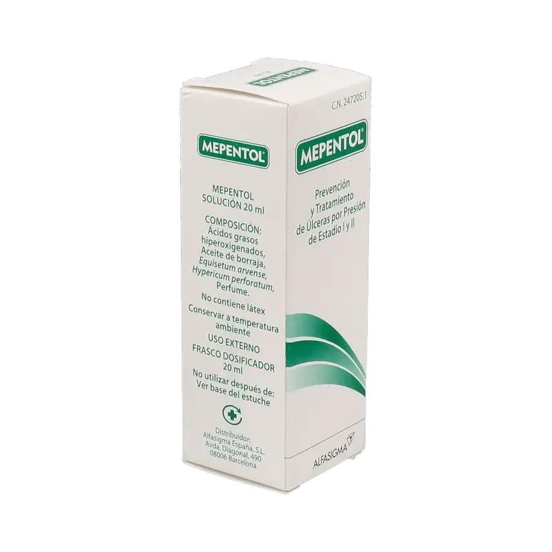 Mepentol Pulverizador para Úlceras 20 ml