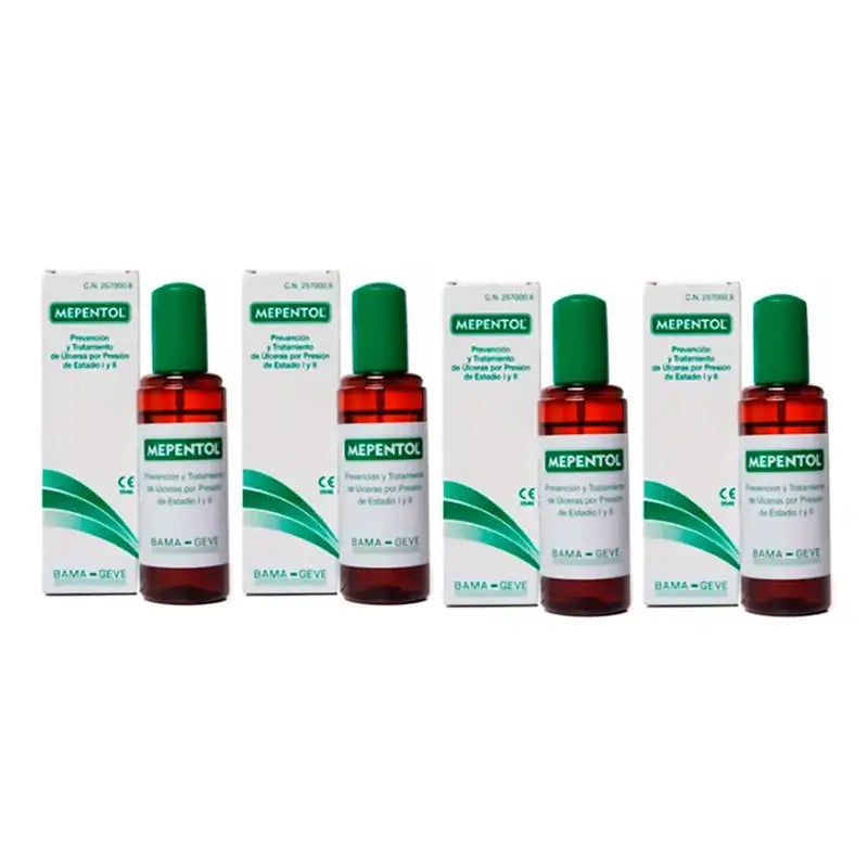 MepentolPack Pulverizador para Úlceras, 4 x 100 ml