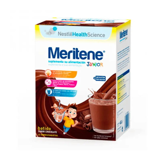 Meritene Junior Batido Sabor Chocolate 15 sobres