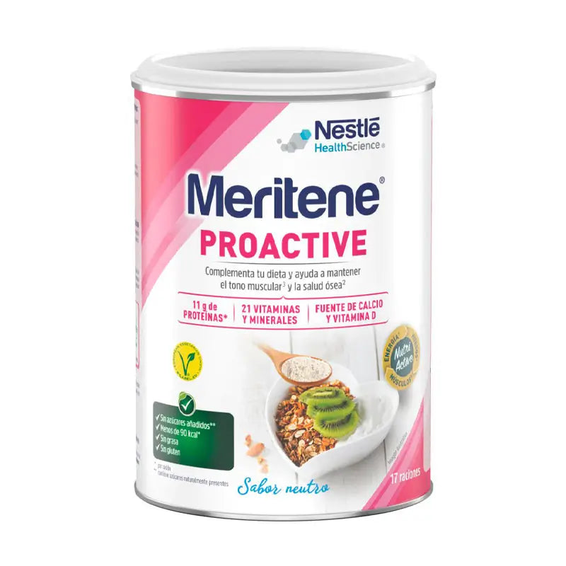 Meritene Proactive Sabor Neutro Bote 408 gr