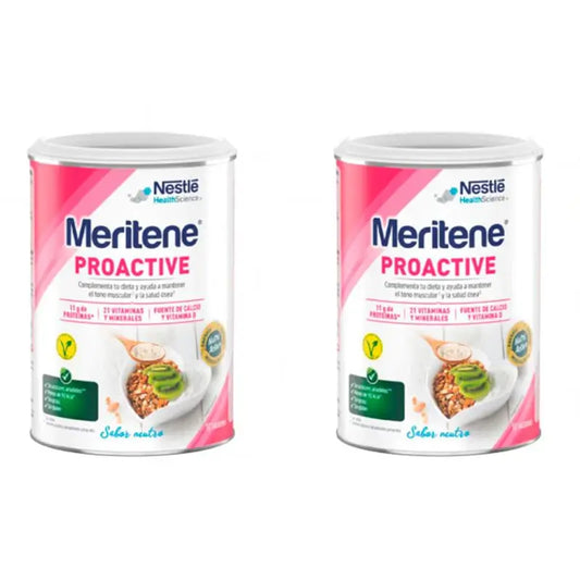 Meritene Proactive Sabor Neutro Bote 2X408 Gr