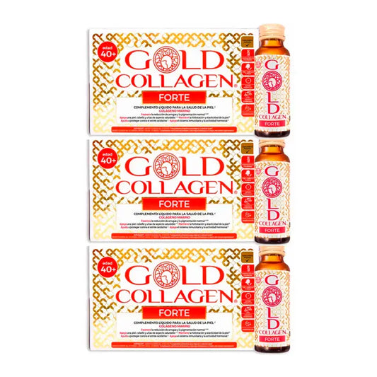 Minerva Gold Collagen Forte Pack 3 x 10 x 50 ml