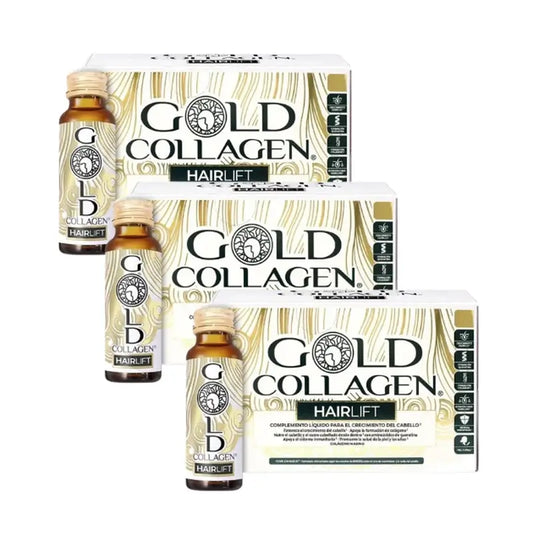 Minerva Gold Collagen Hairlift Pack 3 x 10 Unidades