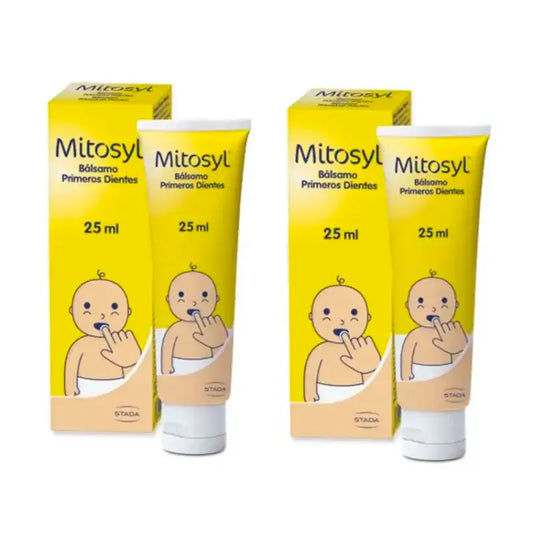 Mitosyl Bálsamo Primeros Dientes, Pack 2 x 25 ml