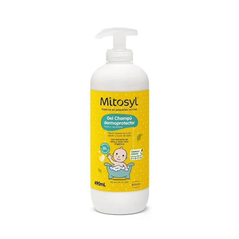 Mitosyl  Bebé  Gel Champú Dermoprotector , 490 ml