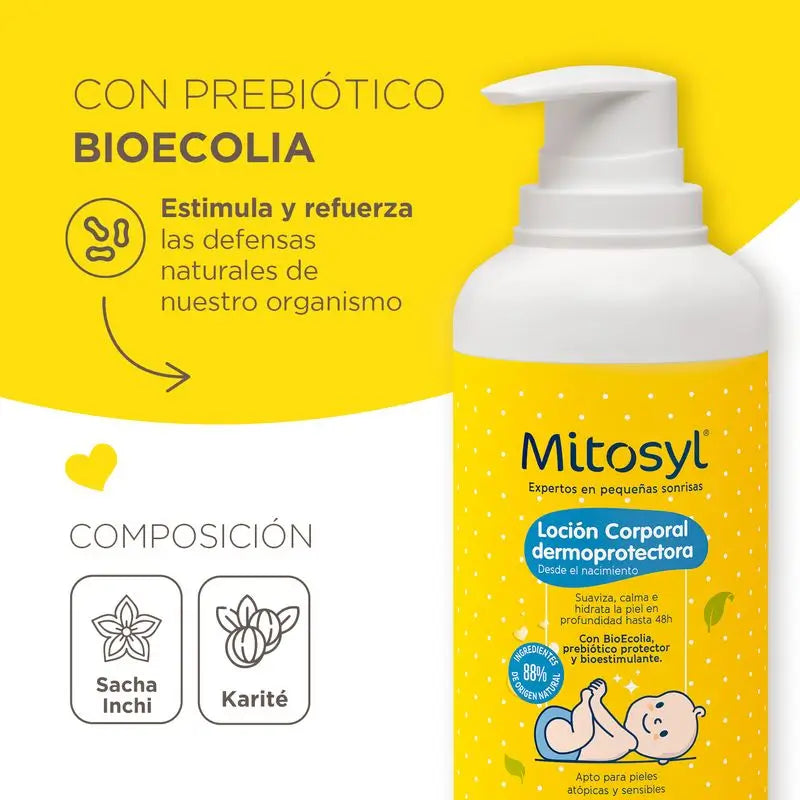 Mitosyl  Bebé Loción Corporal Dermoprotectora  , 400 ml