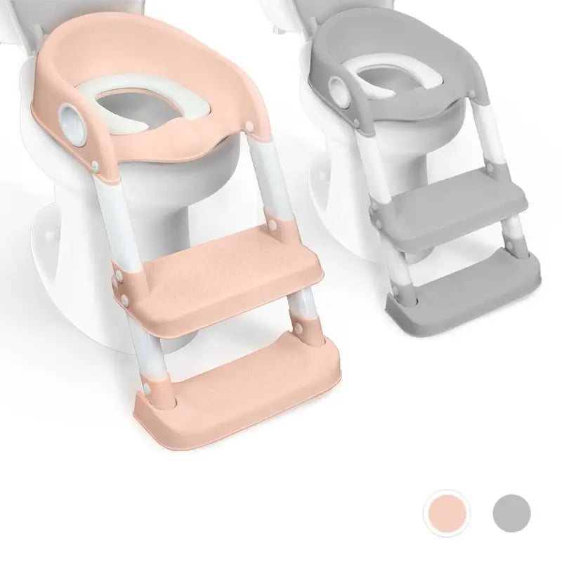 Mobiclinic Asiento Inodoro Infantil Plegable Lala Rosa Y Blanco